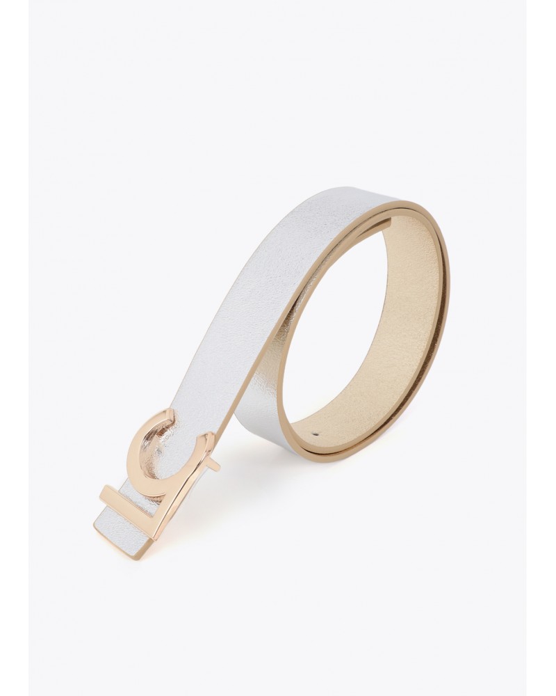 Cinturón reversible hebilla LC bicolor Lola Casademunt