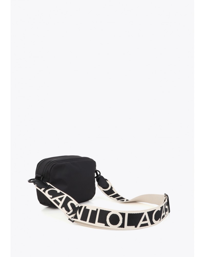 Bandolera nylon negra Lola Casademunt