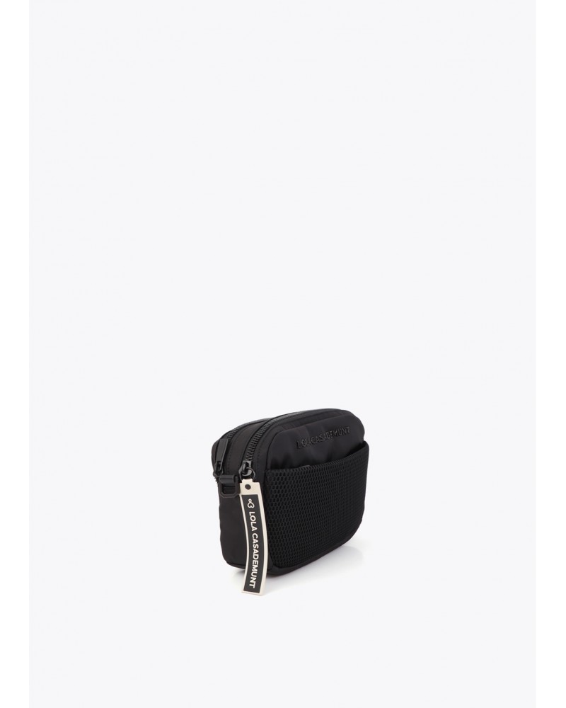 Bandolera nylon negra Lola Casademunt