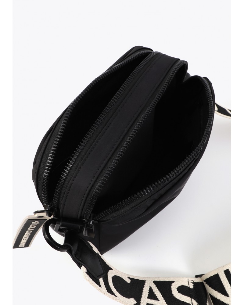 Bandolera nylon negra Lola Casademunt