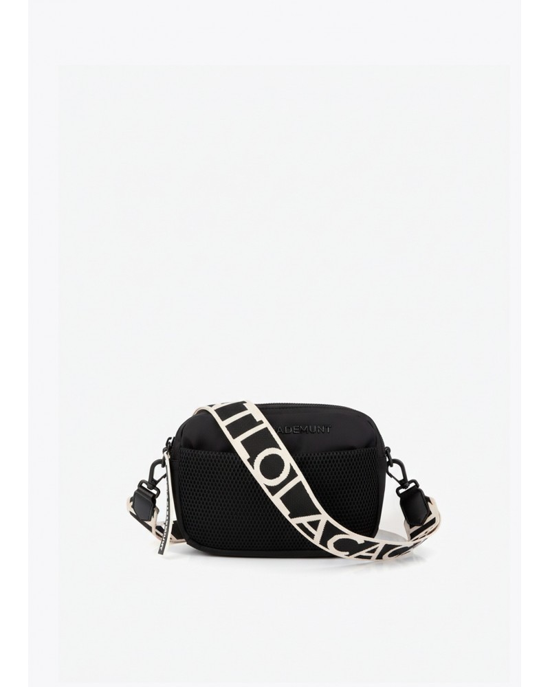 Bandolera nylon negra Lola Casademunt