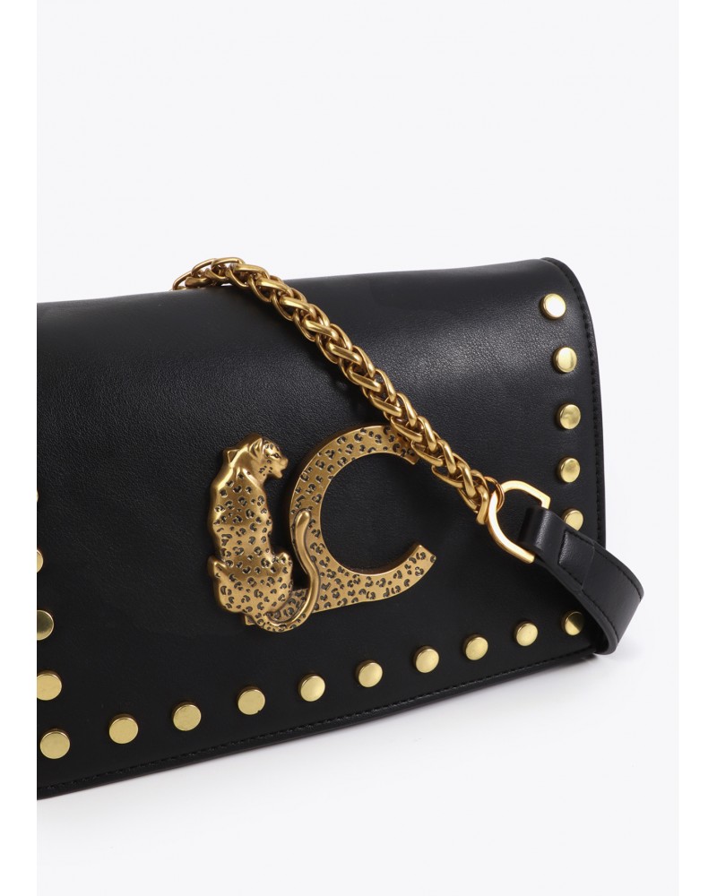 Bandolera con solapa LC animal tachas Lola Casademunt