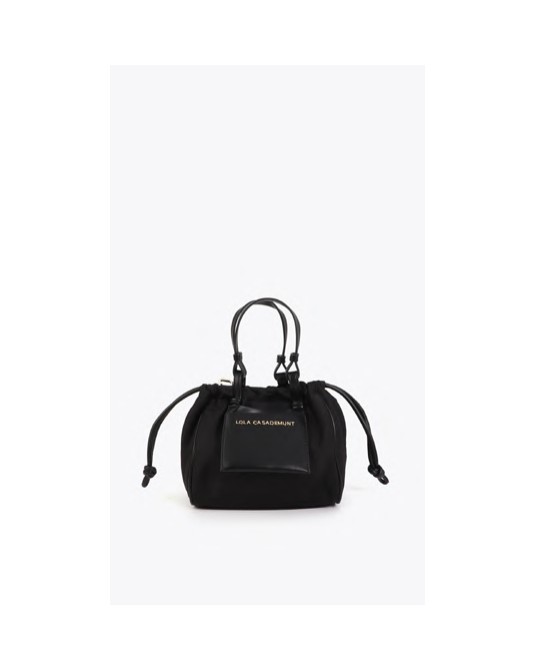 Bolso mini combinado nylon Lola Casademunt