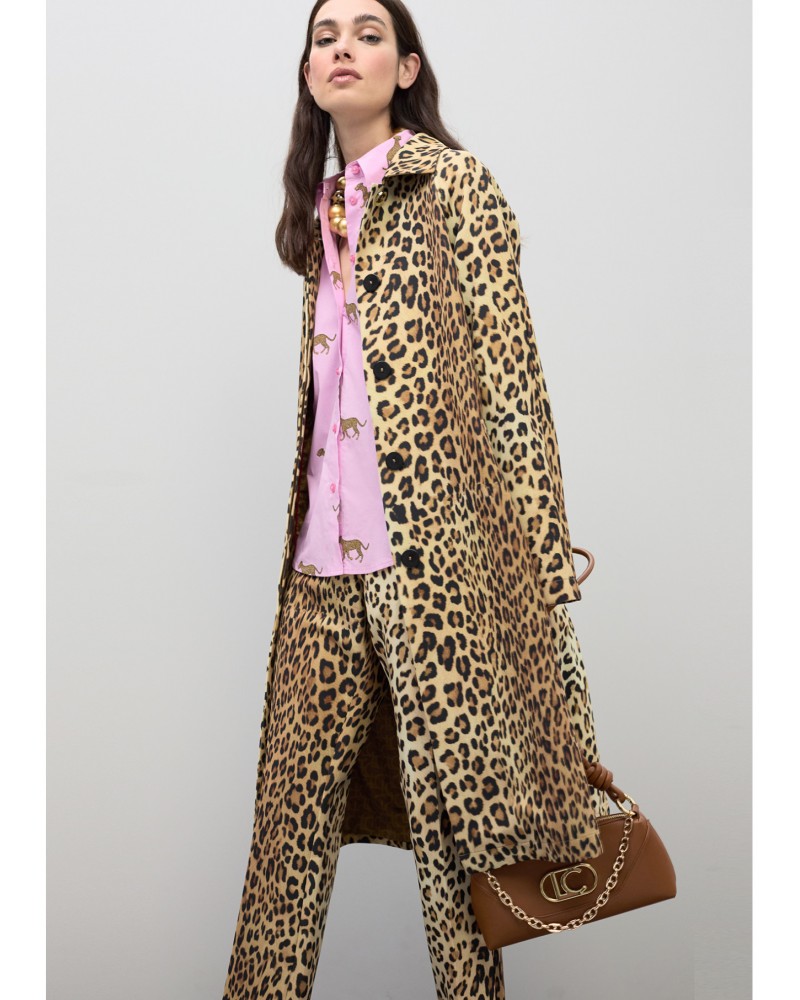 Trench recto estampado animal Lola Casademunt