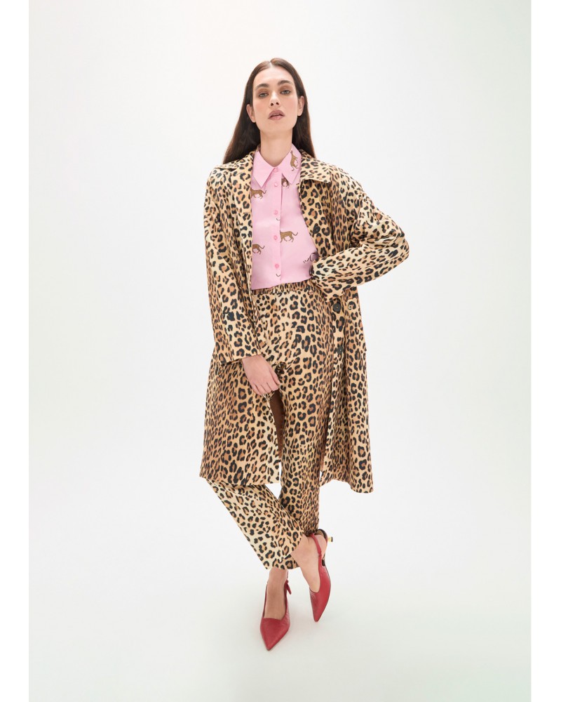 Trench recto estampado animal Lola Casademunt