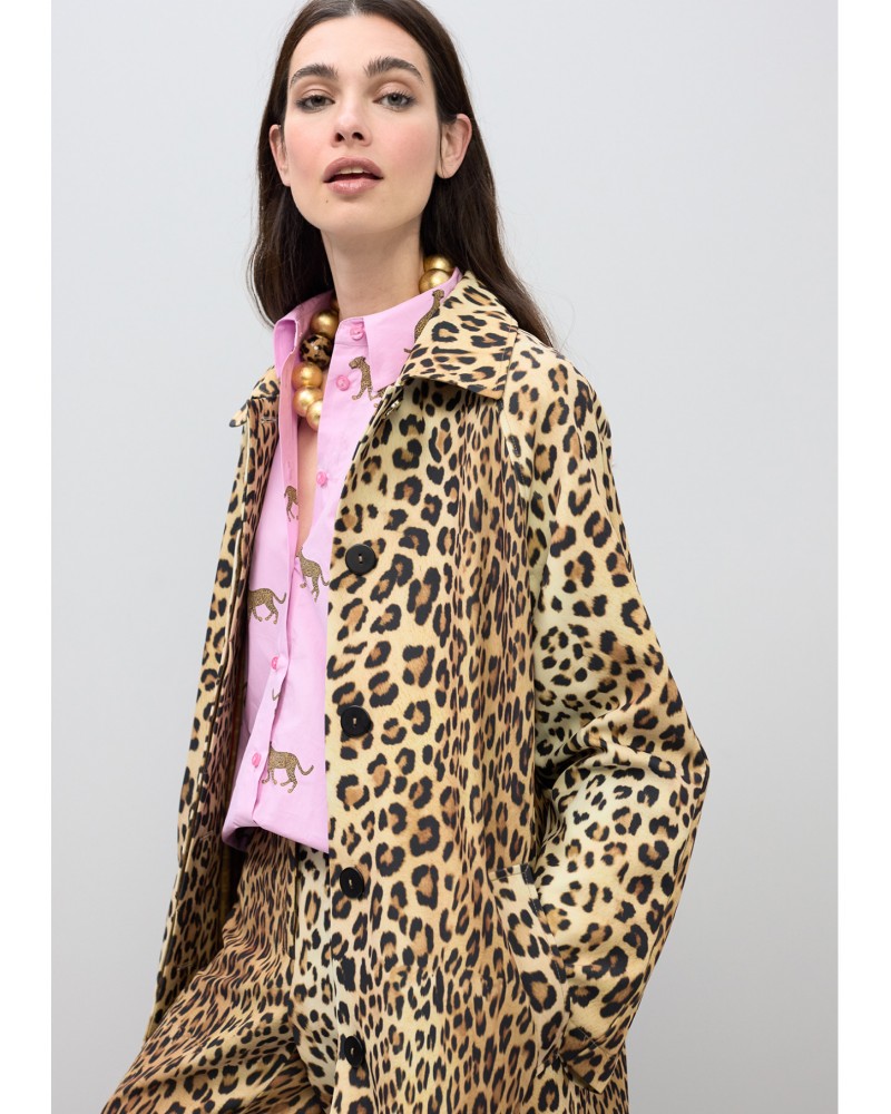 Trench recto estampado animal Lola Casademunt
