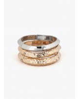 Pulseras elásticas textura bicolor Lola Casademunt