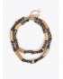 Collares combinados con piezas efecto bambú Lola Casademunt