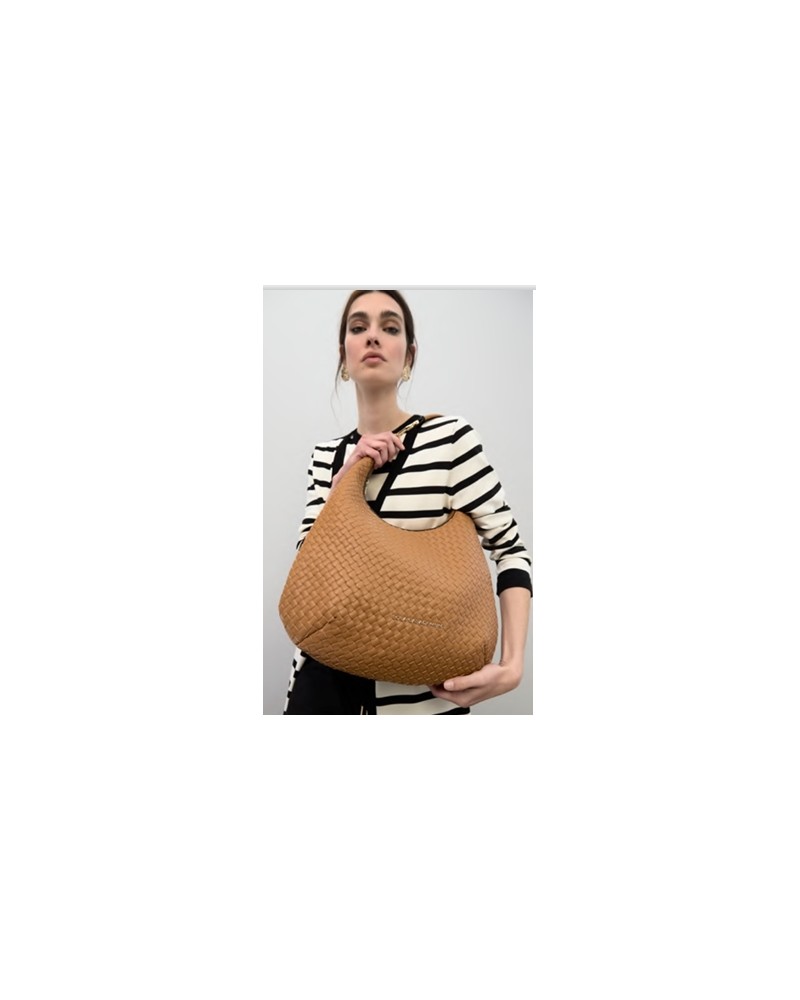 Bolso trenzado tipo hobo Lola Casademunt