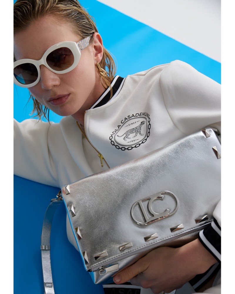 Bomber scuba color blanco Lola Casademunt