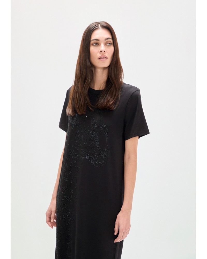 Vestido animal con strass Lola Casademunt