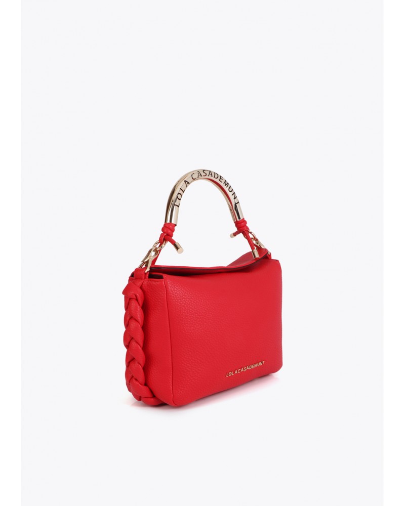 Bolso bandolera asa metálica troquelada Lola Casademunt