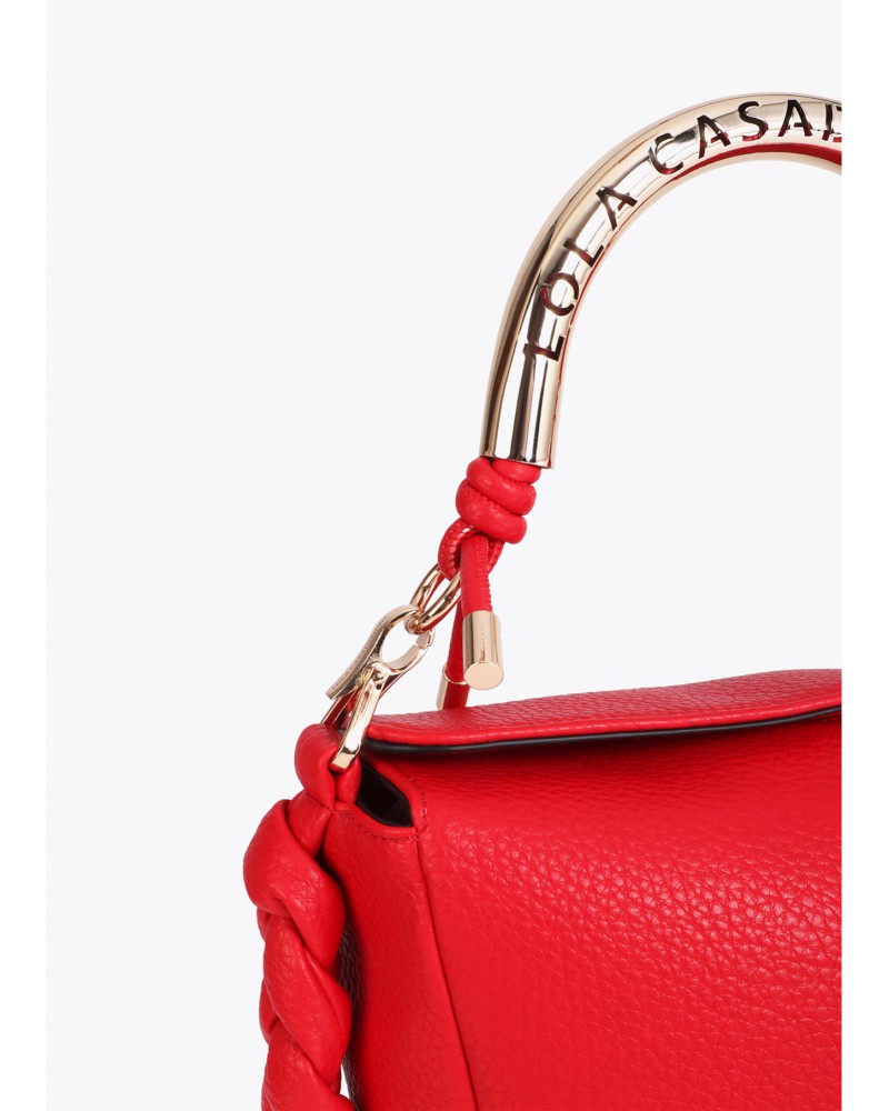 Bolso bandolera asa metálica troquelada Lola Casademunt