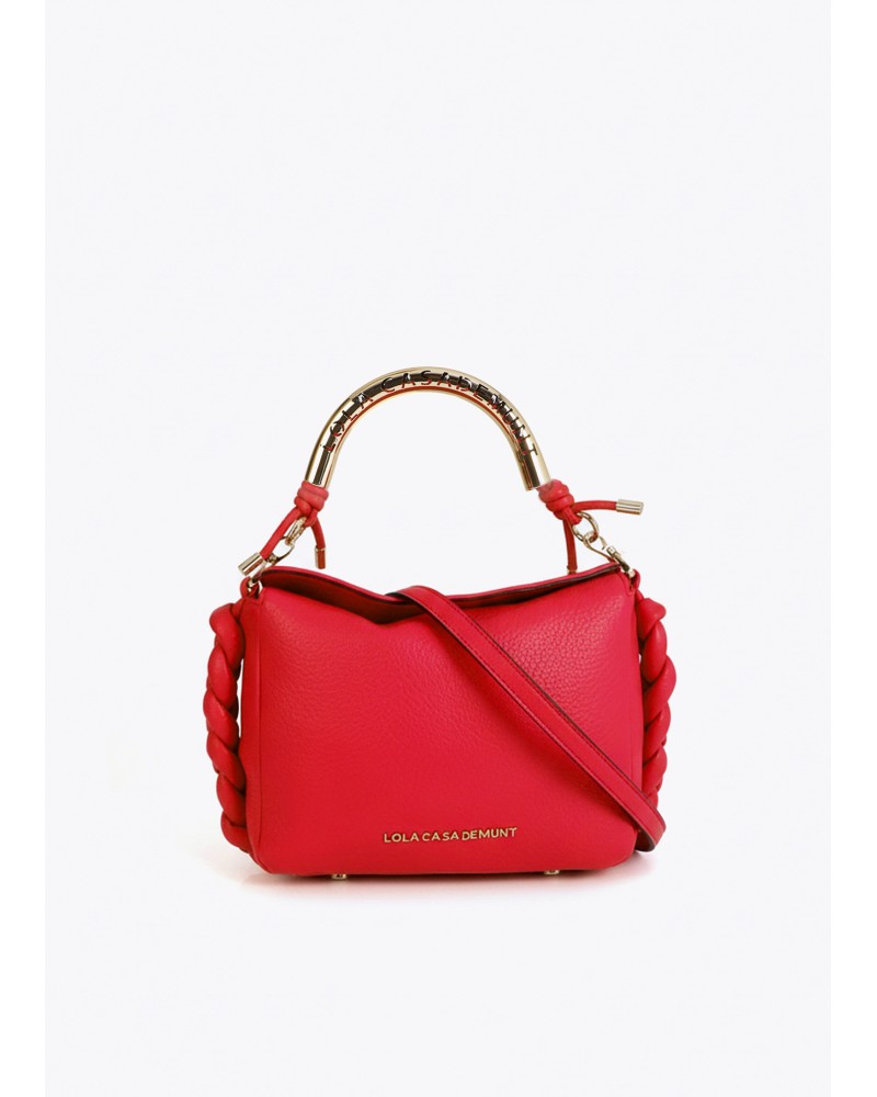 Bolso bandolera asa metálica troquelada Lola Casademunt