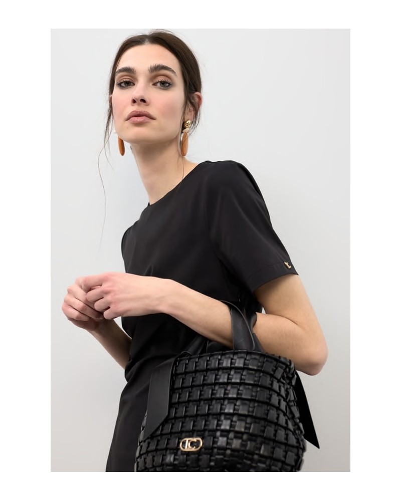 Bolsito material trenzado Lola Casademunt