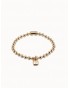 Pulsera bolitas baño oro UNOde50