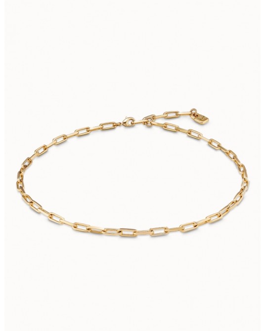 Cadena corta bañada en oro 18k UNOde50