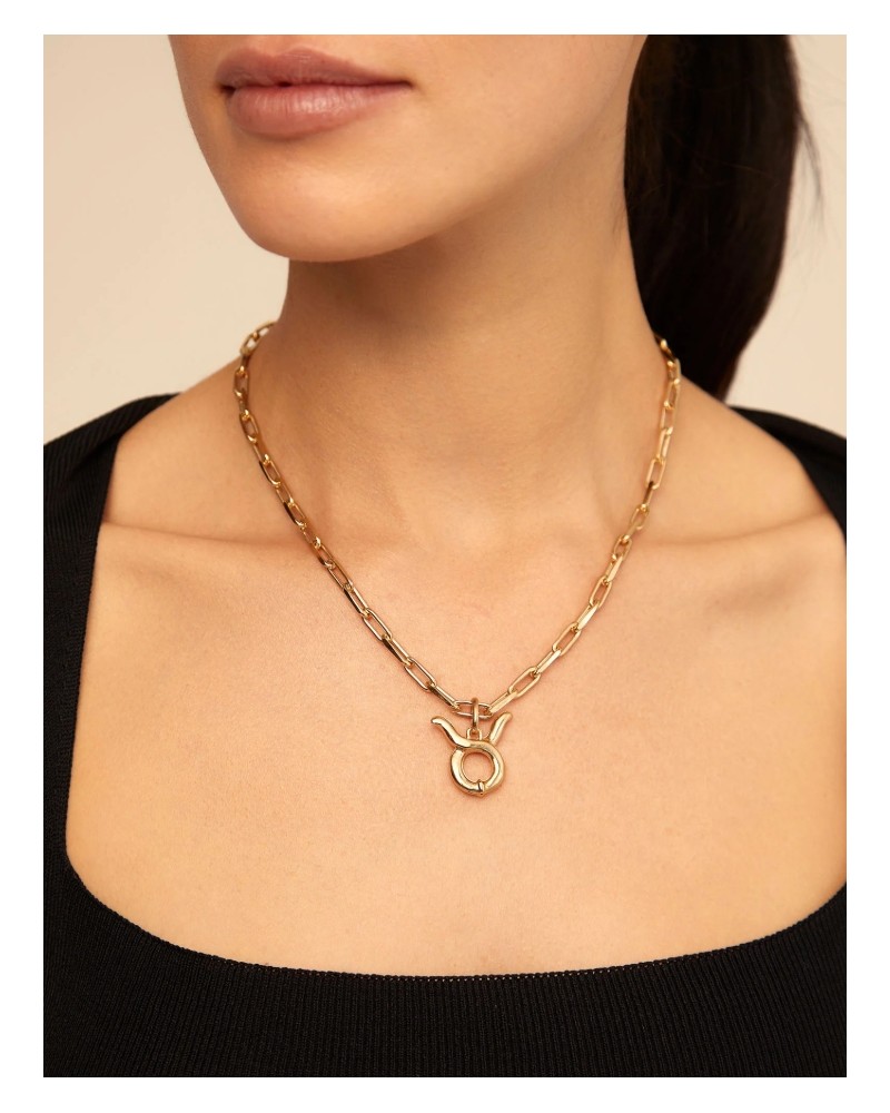 Cadena corta bañada en oro 18k UNOde50