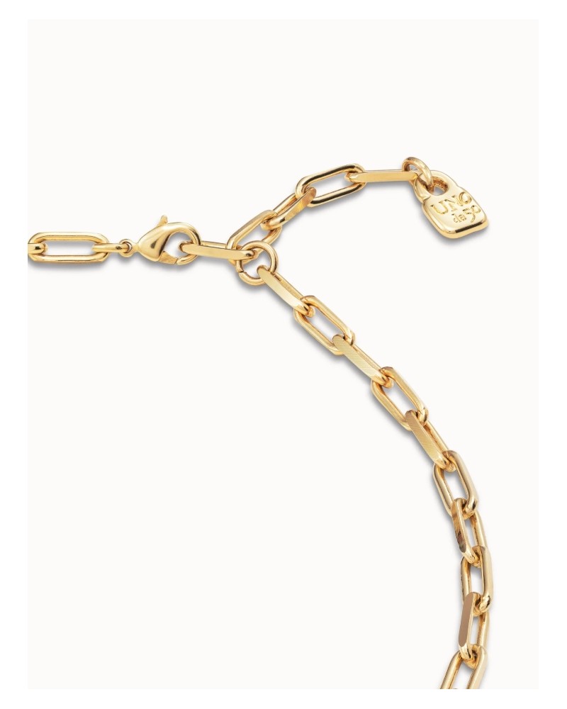 Cadena corta bañada en oro 18k UNOde50