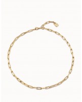 Cadena corta bañada en oro 18k UNOde50