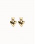 Pendientes de corazón bañado en oro 18k UNOde50