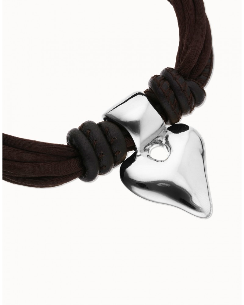 Pulsera hilo de seda baño PLATA UNOde50