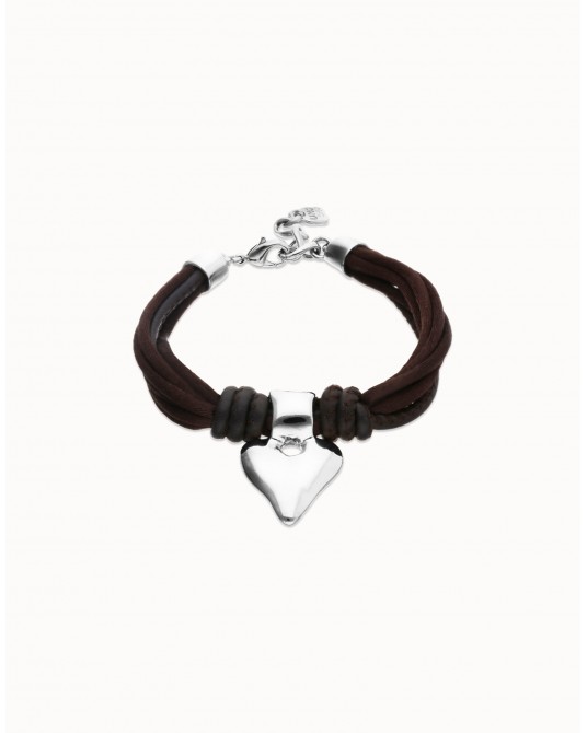 Pulsera hilo de seda baño PLATA UNOde50