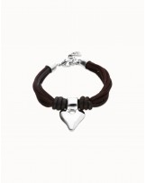 Pulsera hilo de seda baño PLATA UNOde50