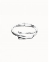 Pulsera rìgida baño plata UNOde50