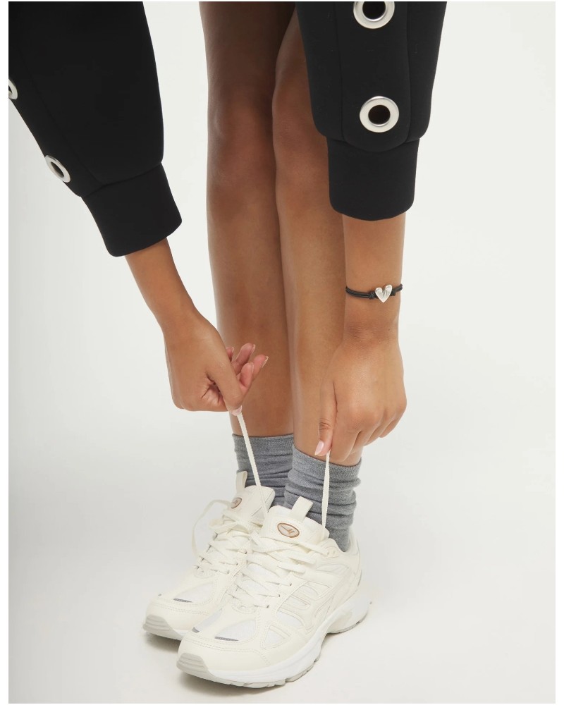 Pulsera elàstica con corazòn baño plata UNOde50