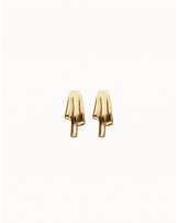 Pendientes bañados en oro UNOde50