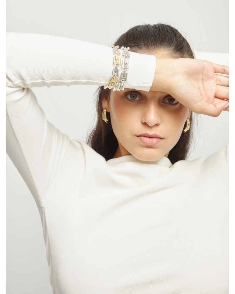 Pulsera combinada eslabones UNOde50