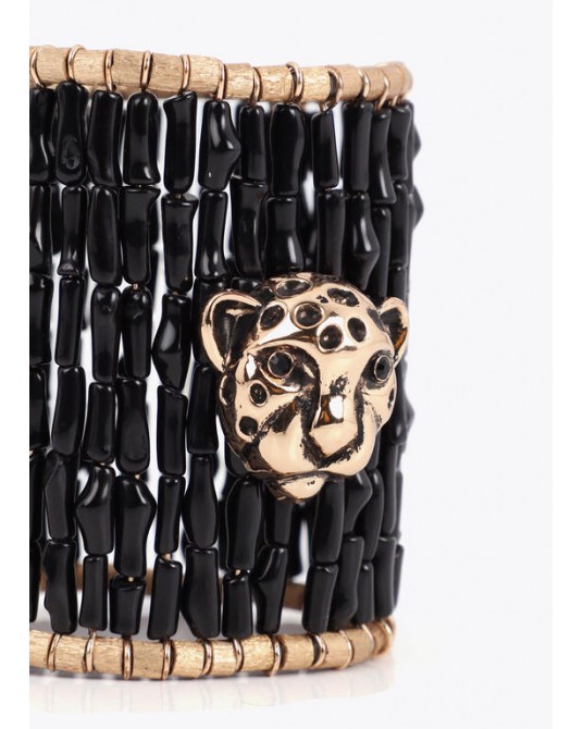 Pulsera elástica con leopardo Lola Casademunt