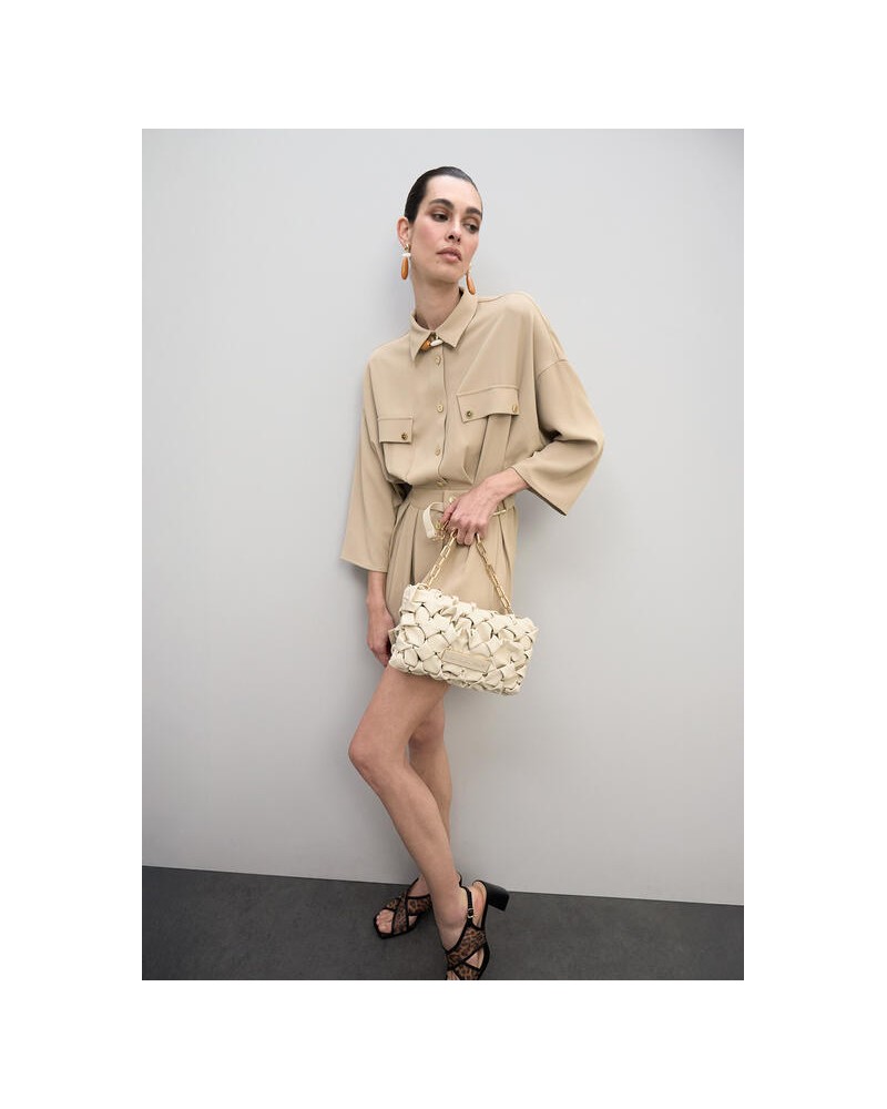 Bandolera material efecto nudos Lola Casademunt
