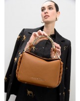 Bolso bandolera asa metálica troquelada Lola Casademunt