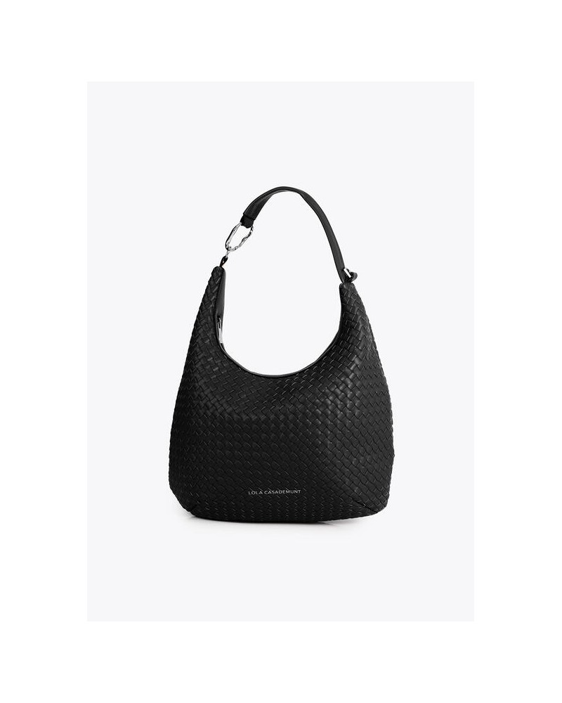Bolso trenzado tipo hobo Lola Casademunt