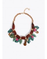 Collar corto cadena con charms tropicales Lola Casademunt