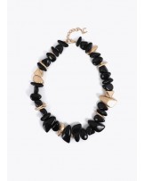 Collar acrílico con piezas metálicas Lola Casademunt
