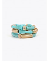 Pulseras elásticas en efecto bambú Lola Casademunt