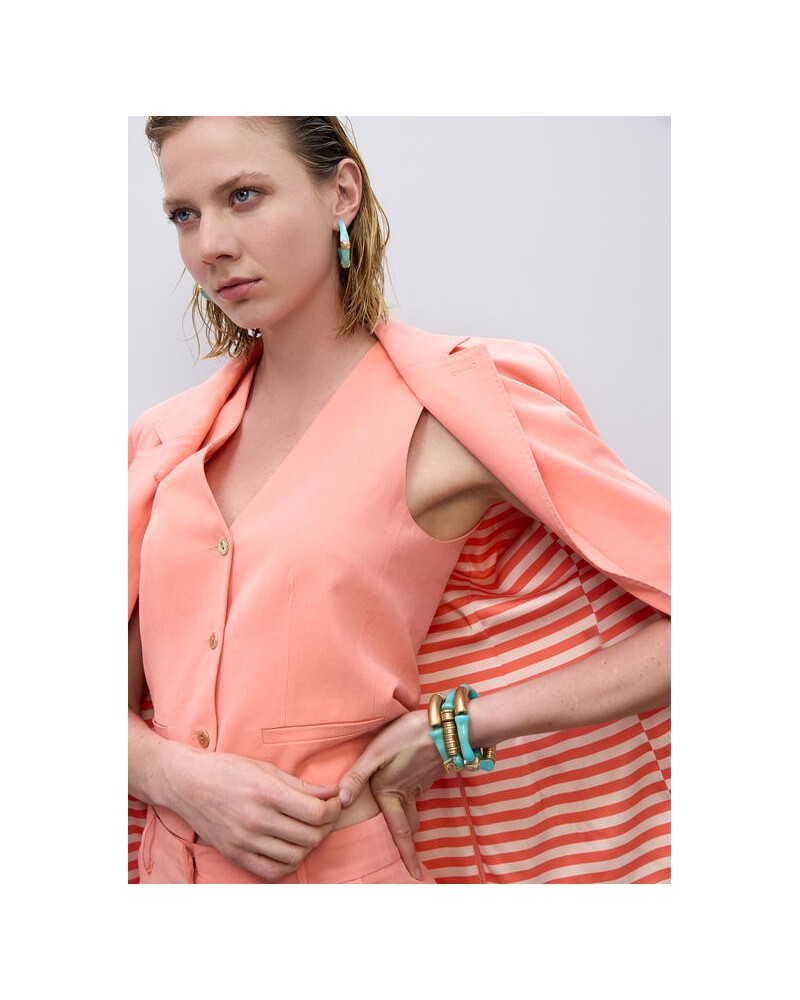 Pulseras elásticas en efecto bambú Lola Casademunt