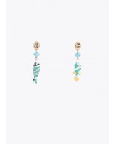 Pendientes con peces multicolorLola Casademunt