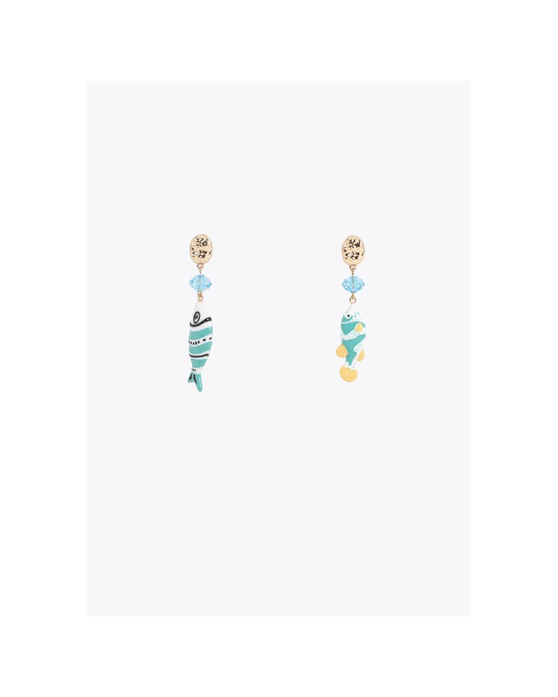 Pendientes con peces multicolorLola Casademunt