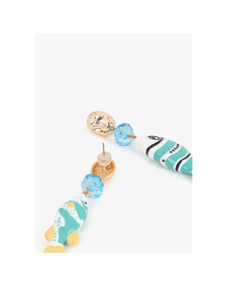Pendientes con peces multicolorLola Casademunt