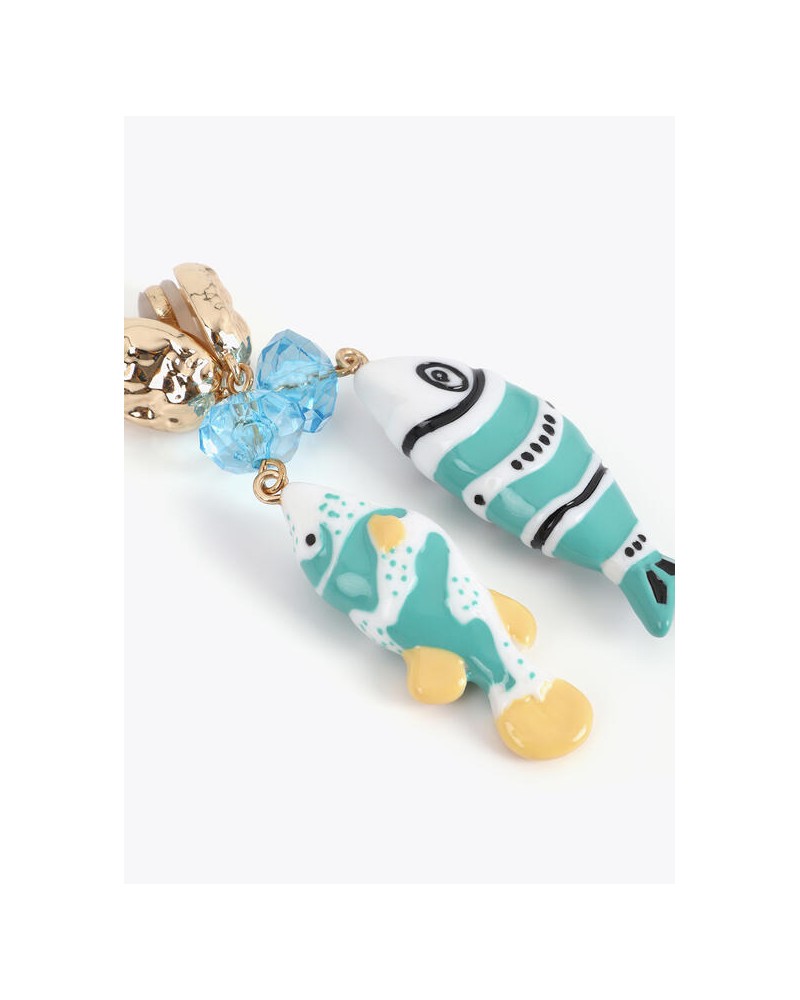 Pendientes con peces multicolorLola Casademunt