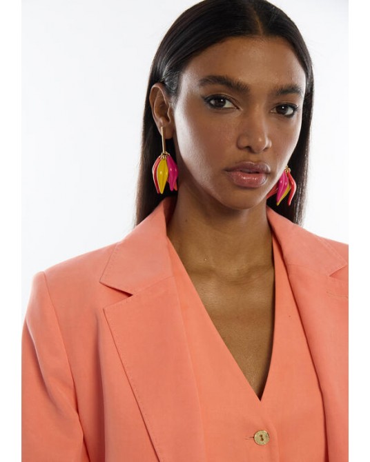 Pendiente pétalos multicolor Lola Casademunt