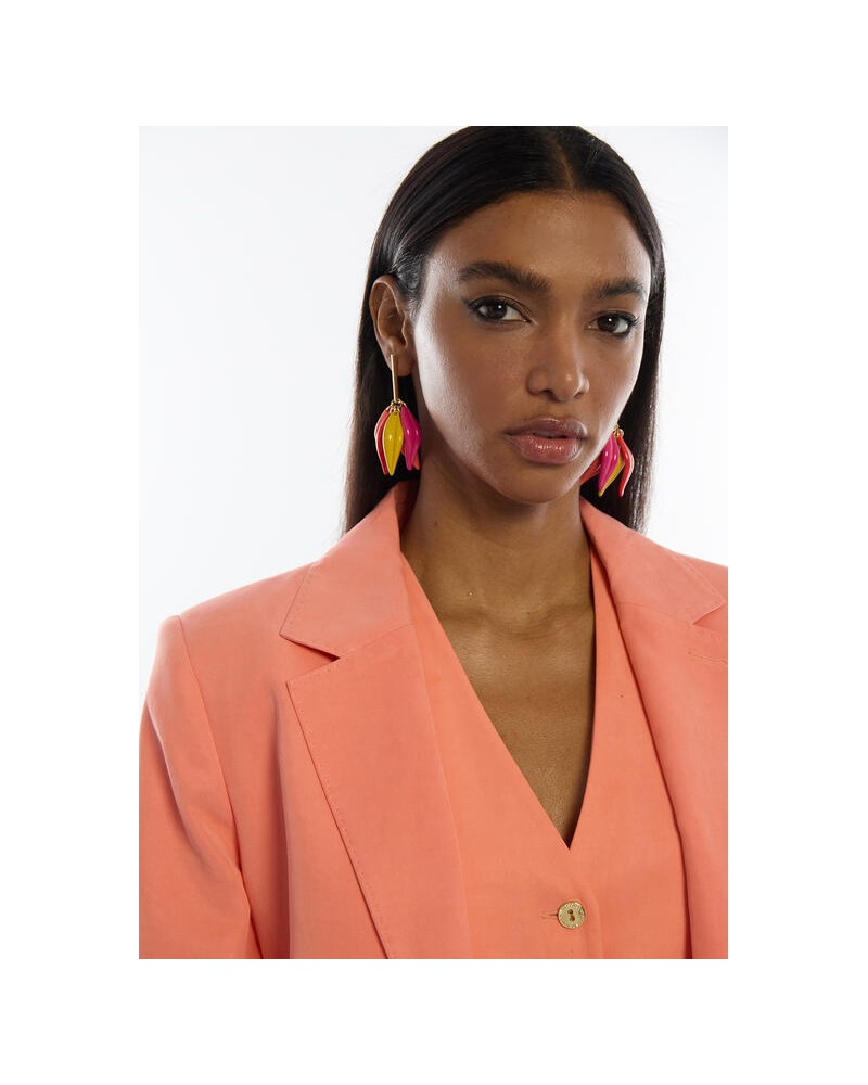 Pendiente pétalos multicolor Lola Casademunt