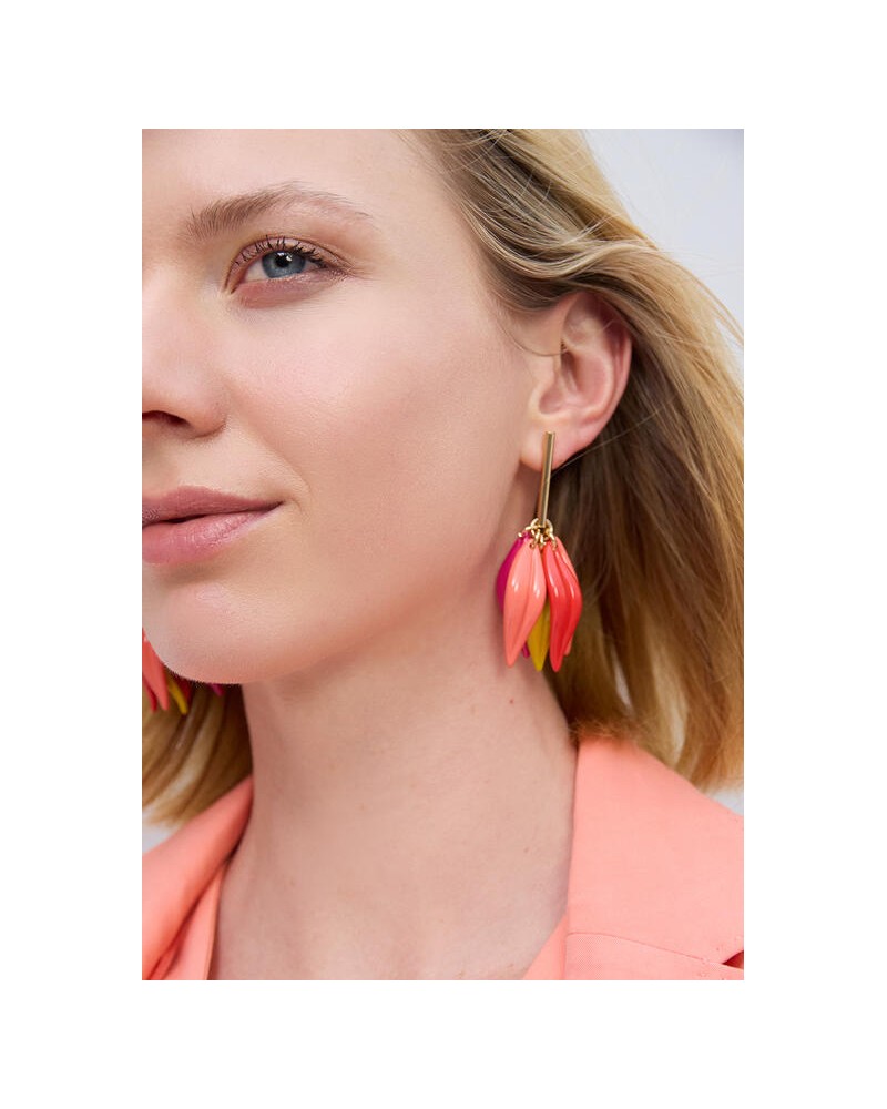 Pendiente pétalos multicolor Lola Casademunt