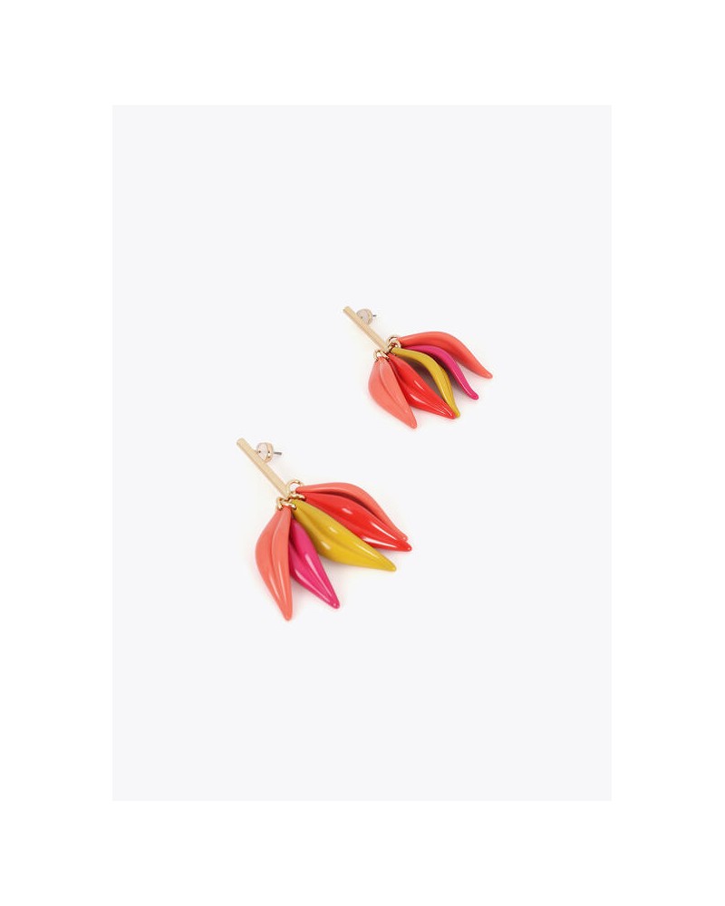 Pendiente pétalos multicolor Lola Casademunt