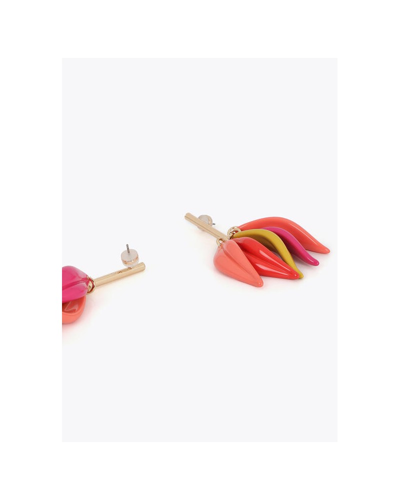 Pendiente pétalos multicolor Lola Casademunt