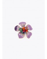 Anillo de flor lacada con abalorios Lola Casademunt